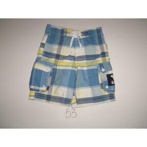 Abercrombie Swim Trunks Size Medium Blue Yellow White Mens -022053
